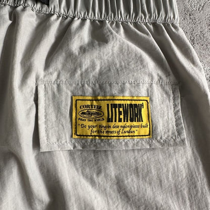 Pronta Entrega - Shorts Corteiz CRTZ Cinza - HYPER LIST