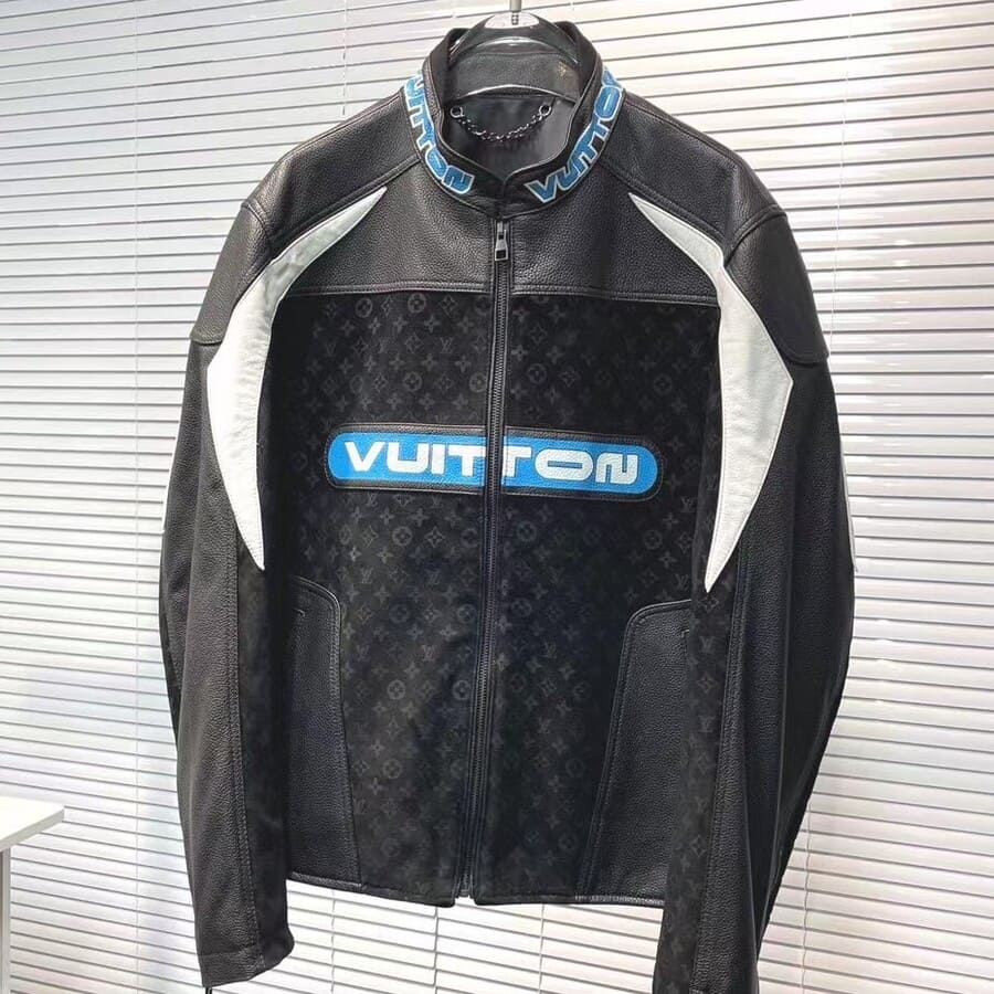Jaqueta Couro Louis Vuitton Leather Mix Biker - HYPER LIST