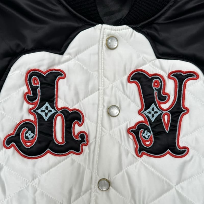 Jaqueta Bomber Louis Vuitton Bicolor Satin - HYPER LIST