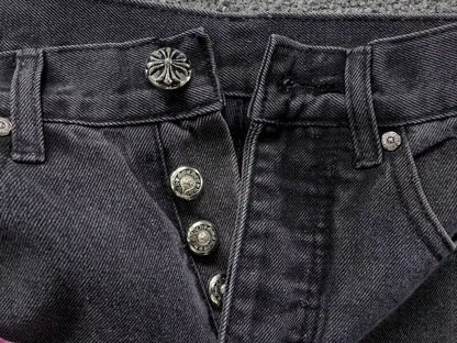 Calça Jeans Chrome Hearts Box Purple - HYPER LIST