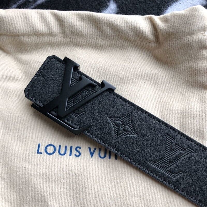 Cinto Louis Vuitton Monogram black - HYPER LIST