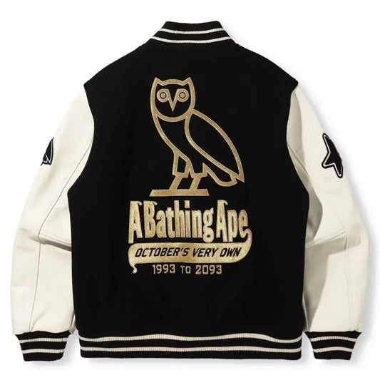 Jaqueta Varsity BAPE X OVO - HYPER LIST