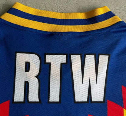 Camiseta Corteiz Futebol Azul - HYPER LIST