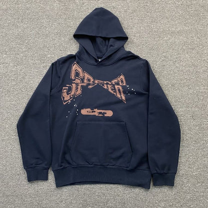 Moletom Sp5der Adult Sweatshirt Navy - HYPER LIST