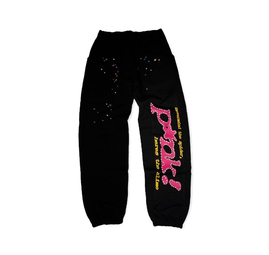 Calça Sp5der P*NK Black - HYPER LIST