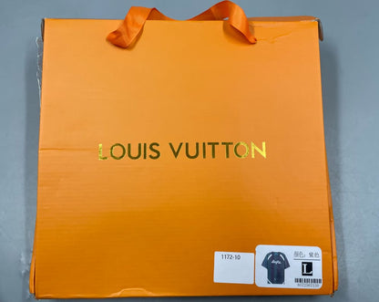Camiseta Louis Vuitton Short-Sleeved Cotton Intarsia Crewneck - HYPER LIST