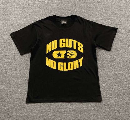 T-shirt noir Hellstar « No Guts No Glory »