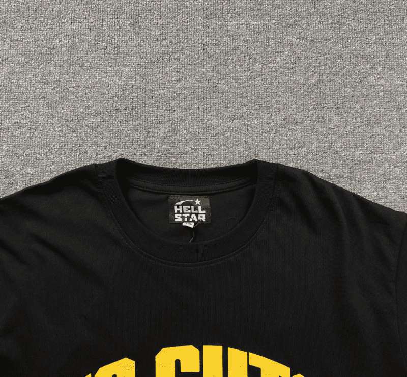 T-shirt noir Hellstar « No Guts No Glory »