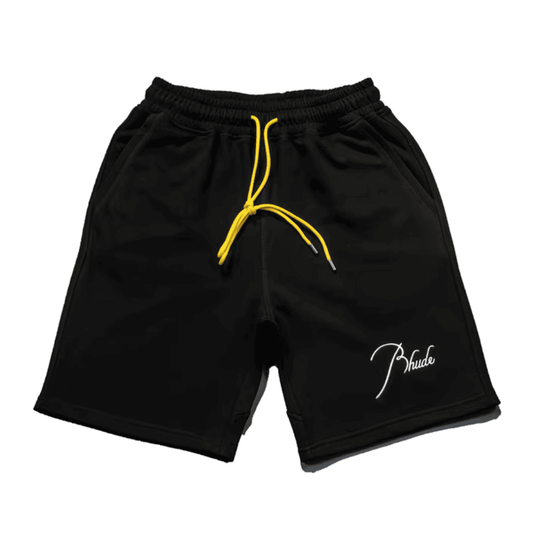 Shorts Rhude Logo Black - HYPER LIST