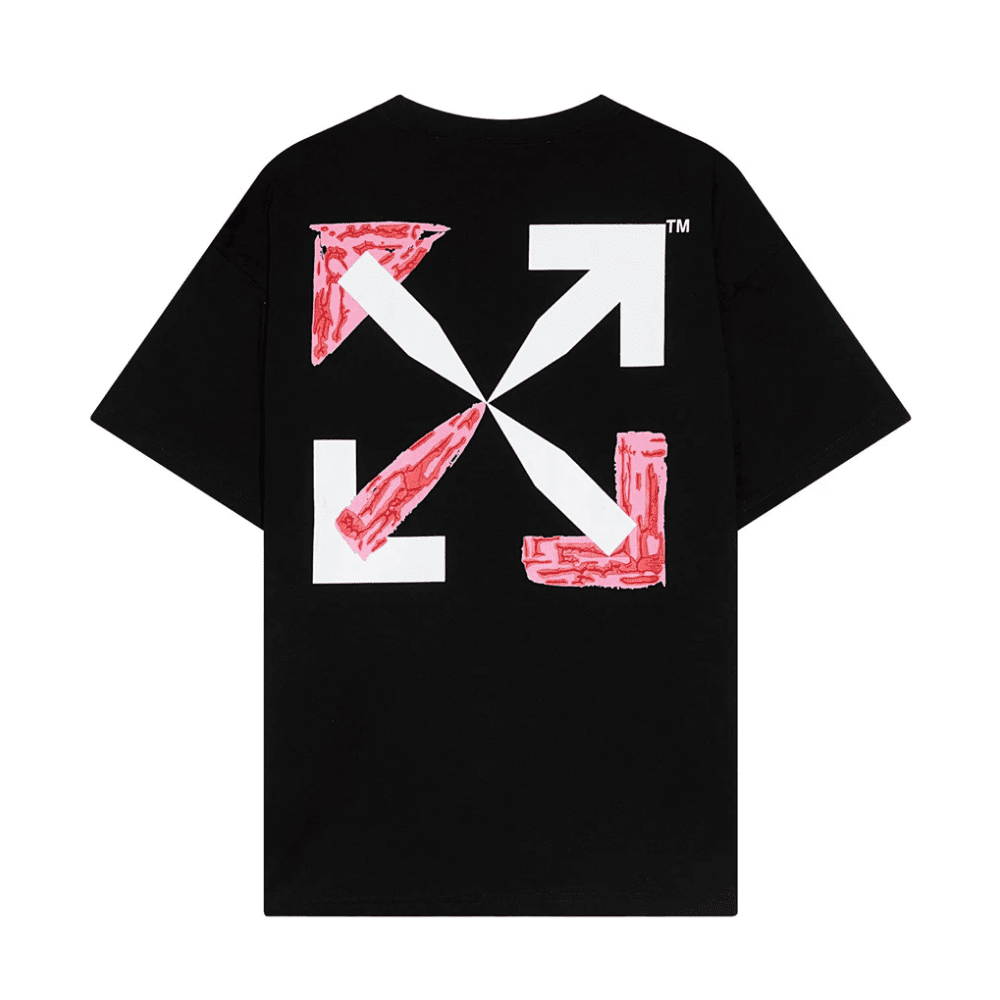 Camiseta Off-White Black Pink Spray - HYPER LIST