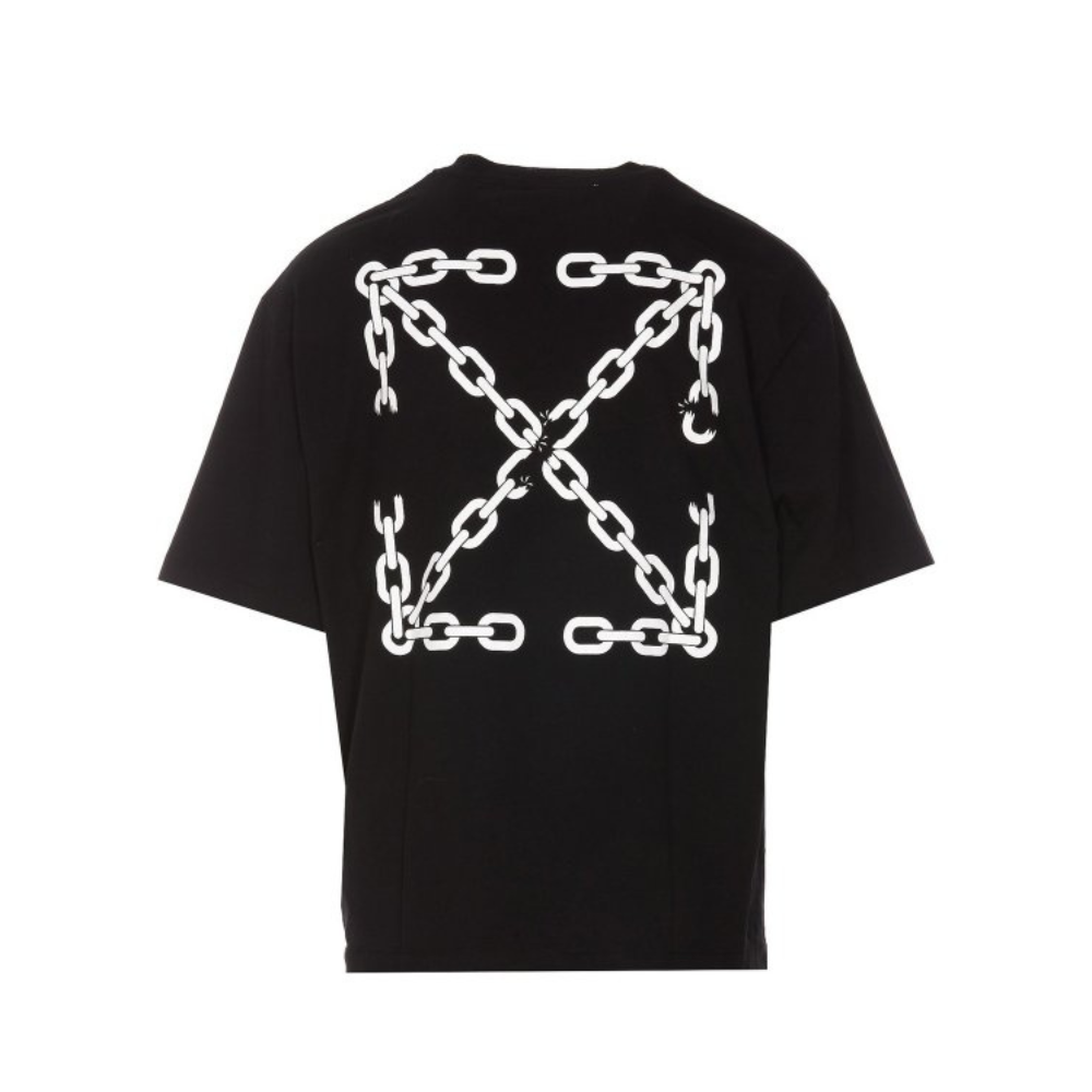 Camiseta Off-White Chain Arrow Black - HYPER LIST