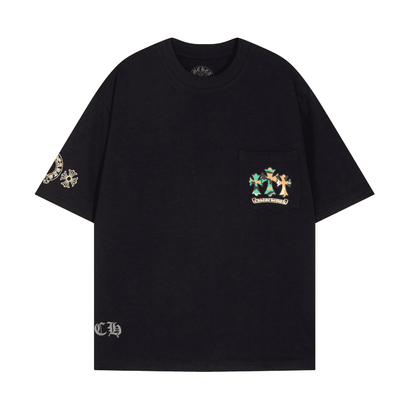 Camiseta Chrome Hearts Cemetery Cross Logo - HYPER LIST