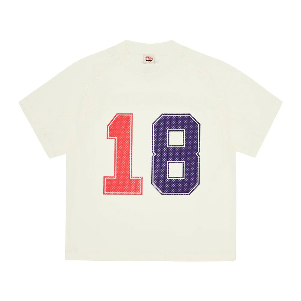 Camiseta Corteiz HMP Mesh Panel Jersey White - HYPER LIST
