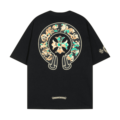 Camiseta Chrome Hearts Cemetery Cross Logo - HYPER LIST