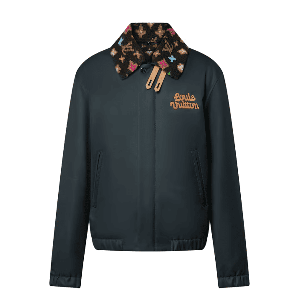 Jaqueta Louis Vuitton Aviator Monogram Fleece Collar - HYPER LIST