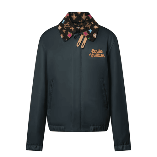 Jaqueta Louis Vuitton Aviator Monogram Fleece Collar - HYPER LIST