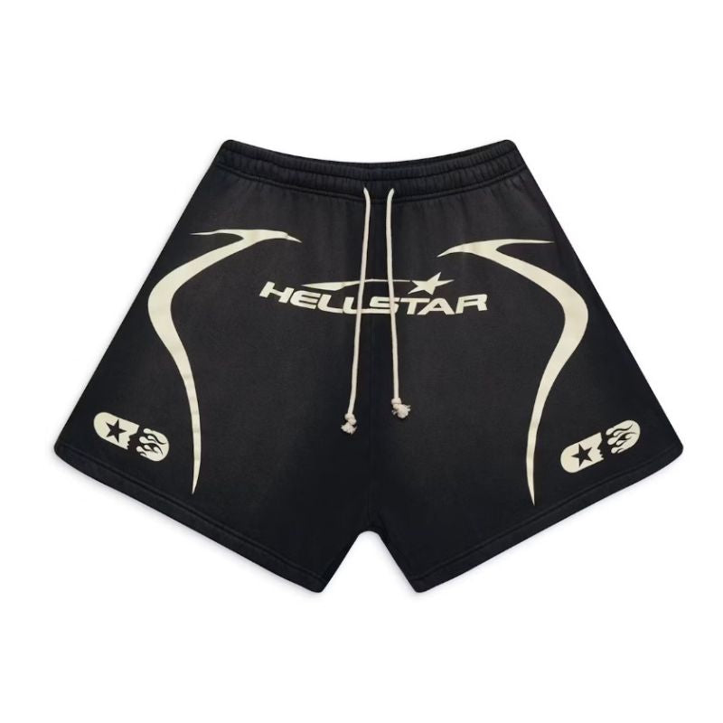 Hellstar Warm Up Shorts Black
