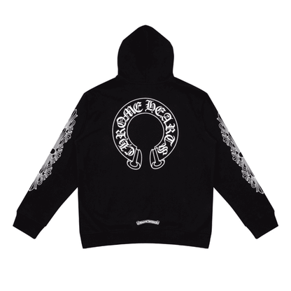 Moletom Chrome Hearts Horseshoe Floral black - HYPER LIST