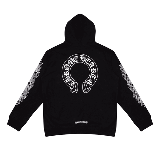 Moletom Chrome Hearts Horseshoe Floral black - HYPER LIST