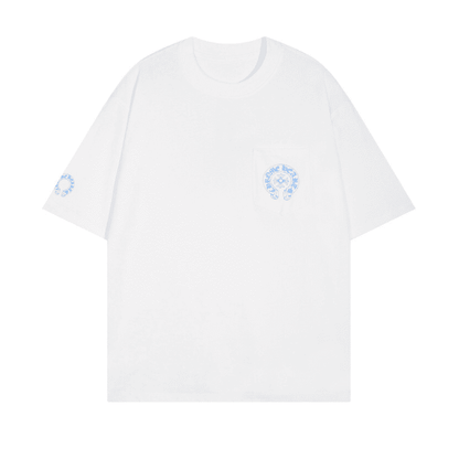 Camiseta Chrome Hearts Triple Cross Logo Branca - HYPER LIST
