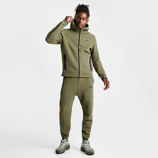 Conjunto Nike Tech Fleece Verde 2023 (New Season) - HYPER LIST