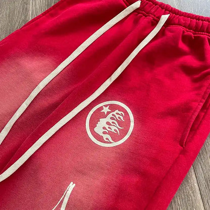 Hellstar Red Flare Sweatpants