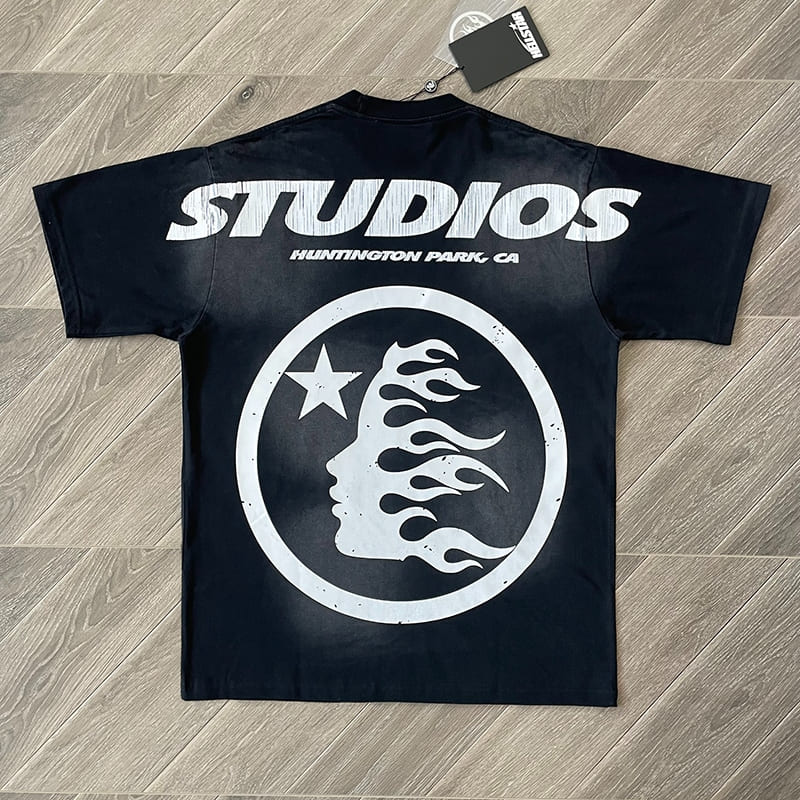 Hellstar Studios Cartoon Logo Black T-Shirt