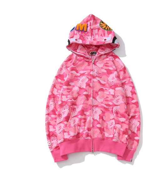 Hoodie BAPE Shark Pink