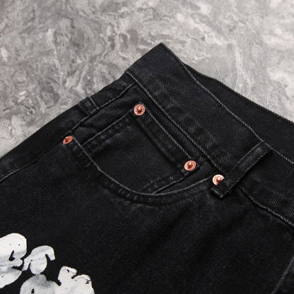 Calça Denim Tears x Levi's Cotton Wreath Jean Black - HYPER LIST