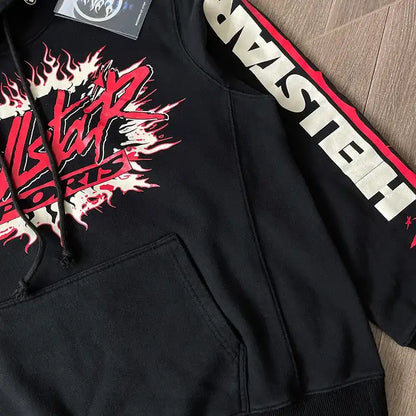 Hellstar Sports Future Flame Black Sweatshirt