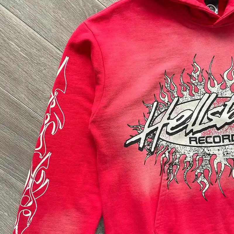 Hellstar Records Hoodie Red