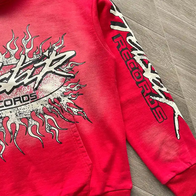 Hellstar Records Hoodie Red