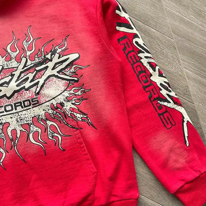 Hellstar Records Hoodie Red