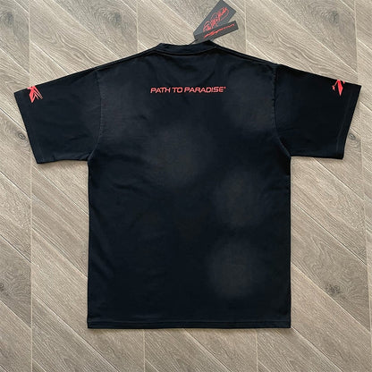 Hellstar Thorn Black Red T-Shirt