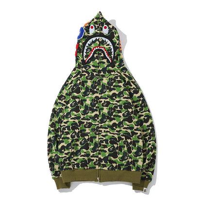 Hoodie BAPE Shark Green