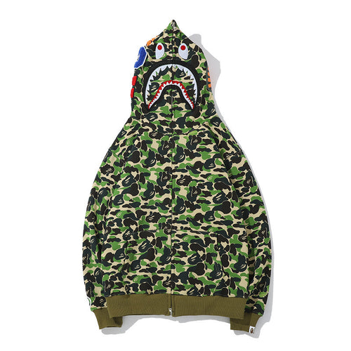 Hoodie BAPE Shark Green