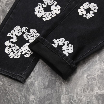 Calça Denim Tears x Levi's Cotton Wreath Jean Black - HYPER LIST