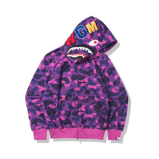 Hoodie BAPE Shark Purple