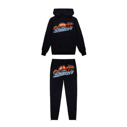 Conjunto Trapstar Shooters Black Orange - HYPER LIST