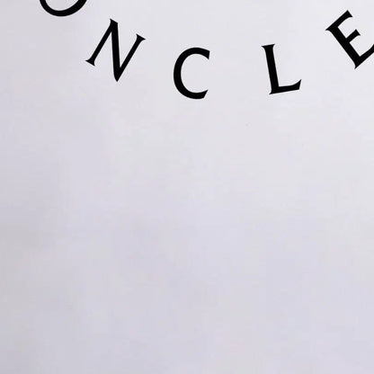 T-shirt Moncler White Logo Crewneck MCL028