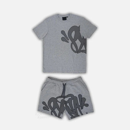 Conjunto Shorts Synaworld Cinza - HYPER LIST