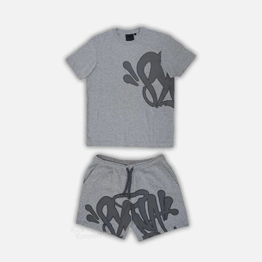 Conjunto Shorts Synaworld Cinza - HYPER LIST