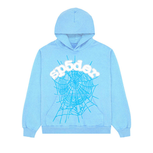 Moletom Sp5der Web Sky Blue - HYPER LIST