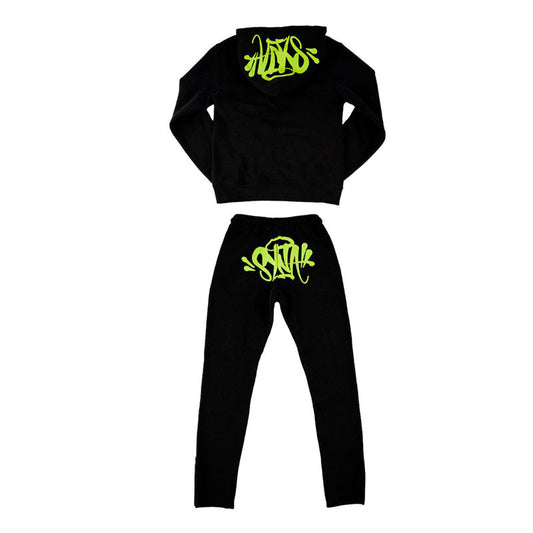 Conjunto Synaworld Logo Black Green - HYPER LIST
