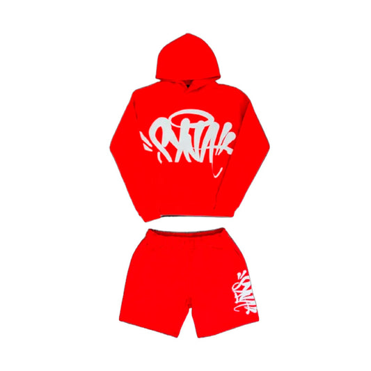 Conjunto Team Syna Hood Twinset Red - HYPER LIST