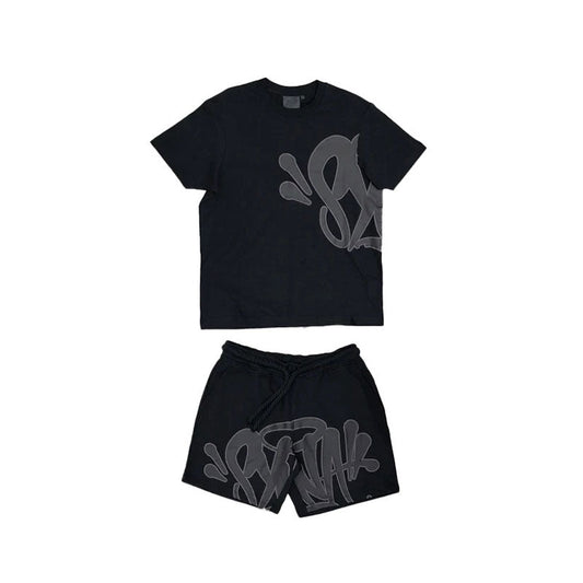 Conjunto Shorts Synaworld Preto/Cinza - HYPER LIST