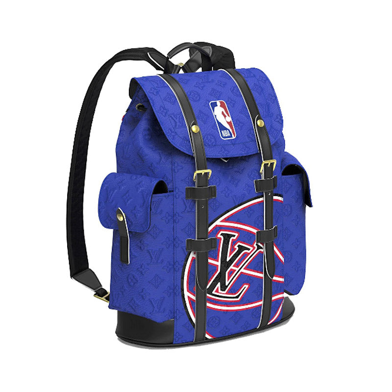 Mochila Louis Vuitton X NBA Christopher MM Blue - HYPER LIST