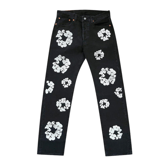 Pantalon en denim noir Tears x Levi's Cotton Wreath Jean