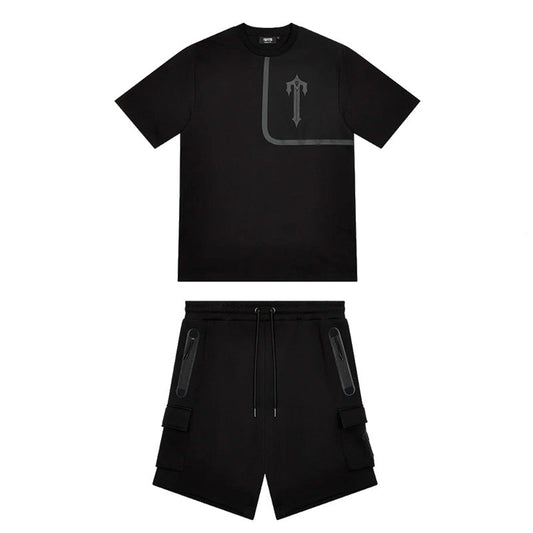 Conjunto Trapstar Irongate T Tech Zip Black - HYPER LIST