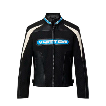 Jaqueta Couro Louis Vuitton Leather Mix Biker - HYPER LIST